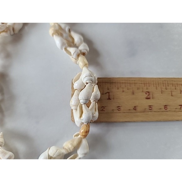 Vintage Shell Beaded Necklace - Picture 10 of 10